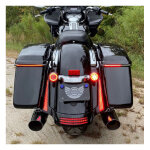 Custom Dynamics, Sequential low profile bag lights. Red