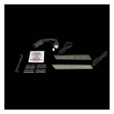 Custom Dynamics saddlebag Latch LED lightz, smoke lens