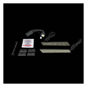 Custom Dynamics saddlebag Latch LED lightz, smoke lens