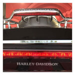 Custom Dynamics, Tour-Pak luggage rack LED light bar. Red