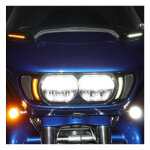 Custom Dynamics, Road Glide LED vent inserts. Black