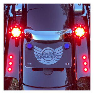 Custom Dynamics, LED boltz. Amber LEDs. Black