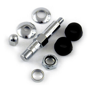 Lower shock stud kit chrome