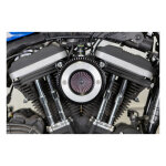 S&S, Air Stinger Stealth air cleaner kit. Alu trim ring
