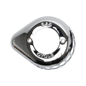 S&S, Air Stinger Teardrop cover only. Chrome