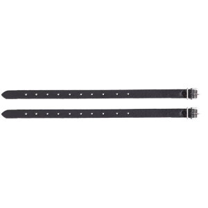 Ledrie square leather tool bag black