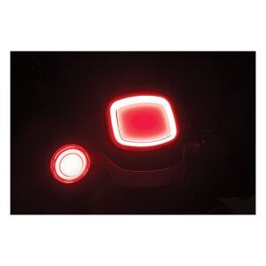 Kuryakyn, Rear tracer LED turn signal insert set. smoke lens