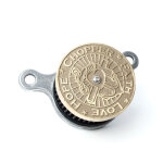 Wannabe Choppers, WannaSucker CFLH air cleaner. Brass