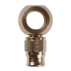 Goodridge, 3/8" (10mm) banjo fitting short neck....