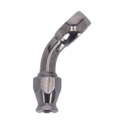 Goodridge, 3/8" (10mm) banjo fitting 45 degree bend. SS