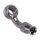 Goodridge, 3/8" (10mm) banjo fitting 45 degree bend. SS