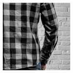 Holy Freedom Jessie James Flannel shirt grey/black Size M