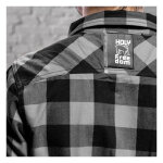 Holy Freedom Jessie James Flannel shirt grey/black Size M