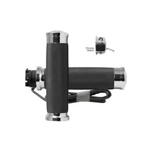 Avon Custom Contour grips, heated, chrome