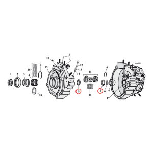 Thrust washer, pinion shaft bearing