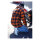Lumberjack flannel shirt checkered orange/black Male US Size 3XL