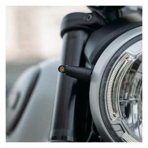 Motogadget, mo.blaze tens3 3in1 turn signal combo. Black