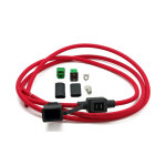 Motogadget, mo.unit battery cable with 40A fuse. 8.4 qmm