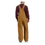 Carhartt Duck insulated bib overall carhartt brown Men size M