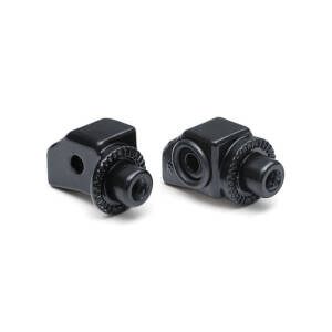 Kuryakyn, Splined peg adapters rear. Satin black
