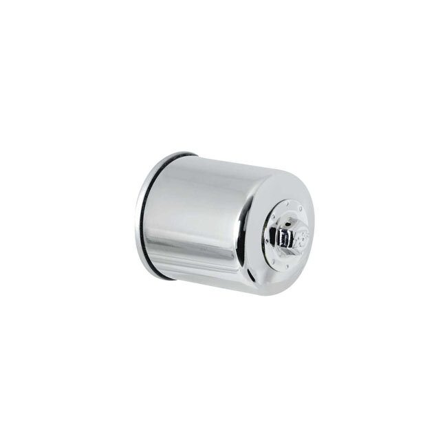K&N oil filter chrome