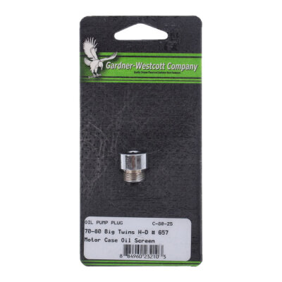 Allen plug, oil screen crankcase