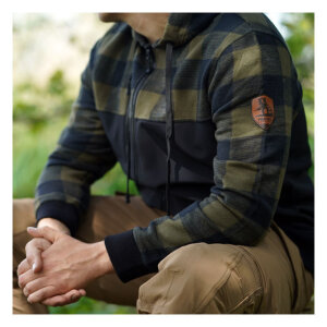 Lumbershell jacket black/olive Size 2XL