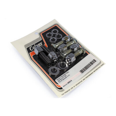 Colony, rear fender mount kit. Chrome Cap style