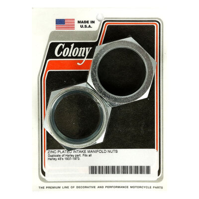 Colony manifold nuts, plumber style