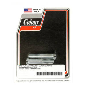 Colony, sprocket cover mount kit. Zinc