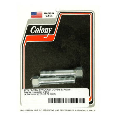 Colony, sprocket cover mount kit. Zinc