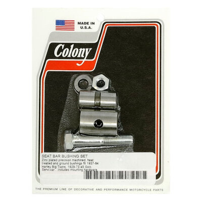 Colony, T-bar bushing kit. Zinc