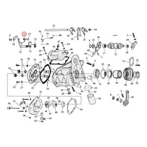 Spring, shifter shaft lever
