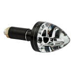 Motogadget, mo.blaze cone in-bar turn signals. Black