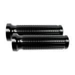 Motogadget, mo.grip aluminum handlebar grip set. Black