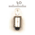 Light bulb 12-volt/5w. Clear glass