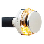 Motogadget, mo.blaze disc LED turn signal. Polished, right