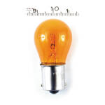 Light bulb 12-volt 32cp. Single filament. Amber