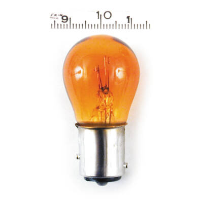 Light bulb 12-volt. Dual filament. Amber