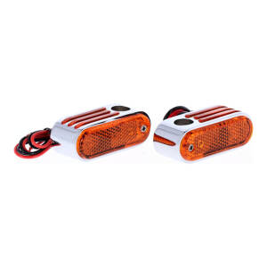 Lango side lighters, turn signals. Chrome