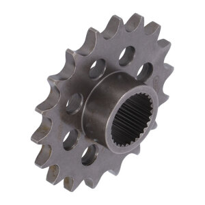 Afam, steel front sprocket. 18 teeth