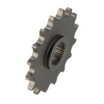Afam, steel front sprocket. 16 teeth