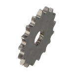Afam, steel front sprocket. 17 teeth