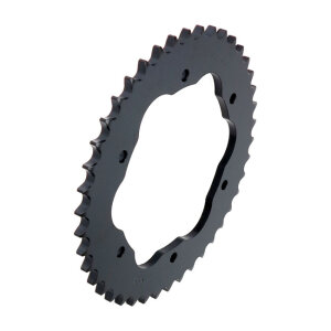 Afam, steel rear sprocket. 42 teeth