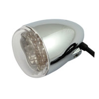 Chris Products, LED Bullet turn signals. Red. Clear lens