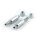 Chris Products, turn signal mount bolt. Chrome. 1-1/4" long