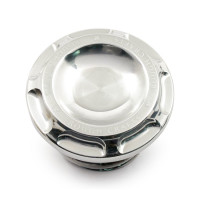 Rough Crafts, 96-up Groove gas cap. Polished