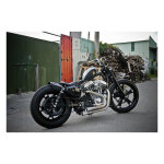 Rough Crafts, Bobbed rear fiberglass fender kit. Black