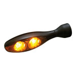 Kellermann. Micro 1000 Dark turn signal. Black. Front...