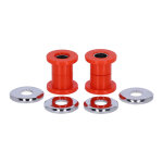Handlebar damper kit, red polyurethane